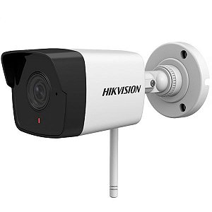 Câmera De Vigilância Ip Hikvision Bullet Ds-2Cv1021G0-Idw 2Mp 1080P Externo Wifi - Branco/Preto