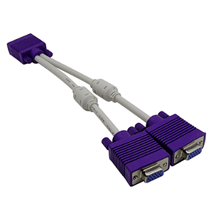 Cabo Adaptador Hld 1 Vga Para 2 Saídas Vga Fêmeas