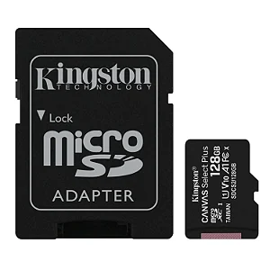 Cartão De Memória Micro Sd Kingston C10 128Gb / 100Mbs - (Sdcs2/128Gb)