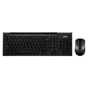 Combo Teclado E Mouse Rapoo 8200P - Preto