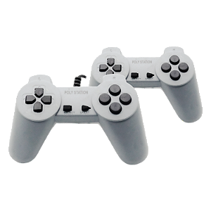 Controle Polystation - Cinza (Sem Caixa)