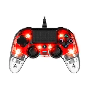 Controle Pro Nacon Wired Illuminated Ps4 - Vermelho (360868)