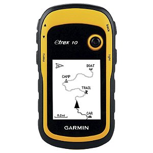 Gps Garmin Etrex 10 / Tela 2.2 - Preto / Amarelo (010-00970-00)
