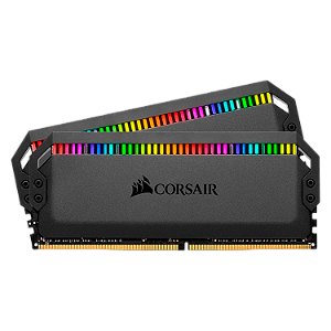 Memória Ram Corsair Dominator Platinum Rgb (2X8Gb) / Ddr4 / 3200Mhz - (Cmt16Gx4M2E3200C16)