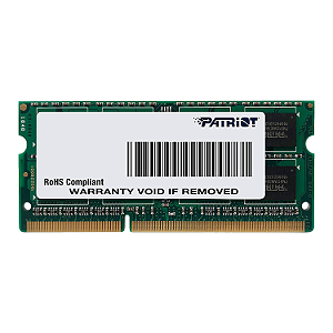 Memória Ram Para Notebook Patriot Signature 8Gb / Ddr3 / 1600Mhz - (Psd38G1600L2S)
