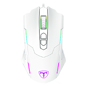 Mouse Gamer T-Dagger Brigadier T-Tgm206W / 7200 Dpi - Branco
