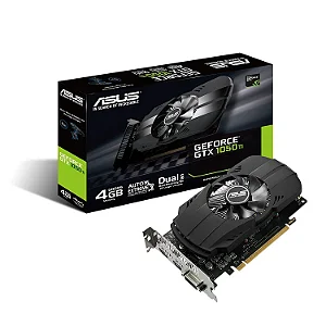 Placa De Vídeo Asus Phoenix Geforce Gtx 1050 Ti 4Gb Ddr5 / Dvi-D / Hdmi