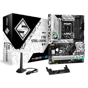 Placa Mãe Asrock Z790 Steel Legend Wifi / Lga 1700 /  Chipset Z790 / Ddr5 / Atx
