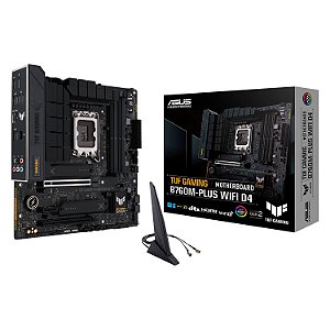 Placa Mãe Asus Tuf Gaming B760M-Plus D4 Lga 1700 / Chipset Intel B760/ Micro Atx / Ddr4