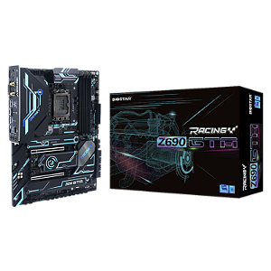 Placa Mãe Biostar Racing Z690Gta, Chipset Z690, Intel Lga 1700, Atx, Ddr4