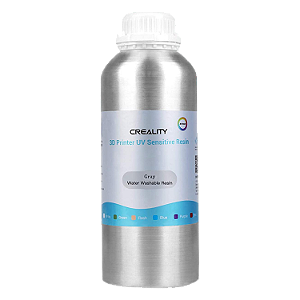 Resina Para Impressora 3D Creality Ortodôntico 1Kg - Cinza (Water Washable)