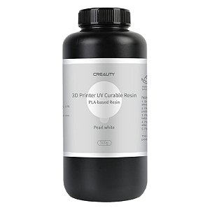 Resina Para Impressora 3D Creality Pla-Based Uv Curable 500G - Branco