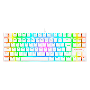 Teclado Gamer Redragon Kumara K552W-Rgb Rgb - Branco