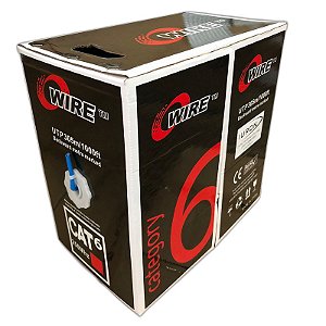 Cabo Iuron O Cat6 Utp 4P 0.574Mm 23Awg Cca 20% Cobre 305M Az