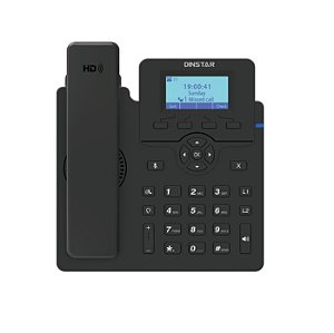 Dinstar Telefone Ip C60Up 2 Linhas Lcd 5*Conferencia Poe