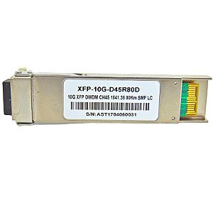 F. M Xfp 10G 80Km Lc 1541.35 Ch45 D45R80D C/Cisco Mux-Demux