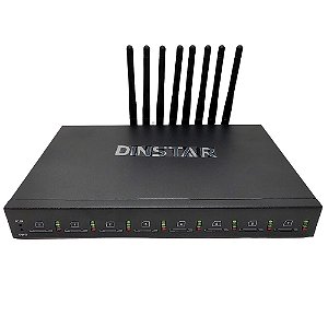 Gateway Goip-08 Uc2000-Ve-8T-V114 Gsm 8*Lte Dinstar Empre
