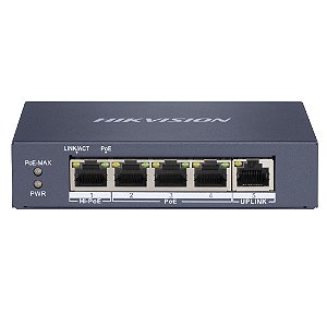 Hikvision Hub Switch 05P 10/100/1000Mbps Poe Ds-3E0505Hp-E