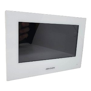 Hikvision Interfone Ip Monitor Touch Ds-Kh6320-Le1(B) Branco