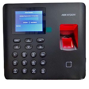 Hikvision Leitor Biometrico Digital Ds-K1A802Aef(Cartão Pont
