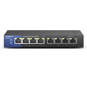 Linksys Switch 08P Gigabit Ethernet Lgs108P Poe+ 50W  Empres