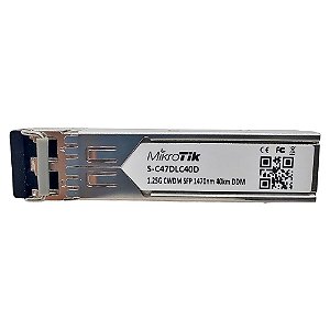 Mikrotik Sfp Cwdm S-C47Dlc40D 1.25G Sm 40Km 1470Nm Lc