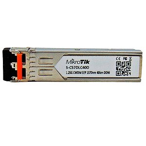Mikrotik Sfp Cwdm S-C57Dlc40D 1.25G Sm 40Km 1570Nm Lc