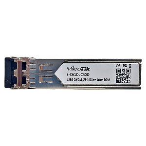 Mikrotik Sfp Cwdm S-C61Dlc40D 1.25G Sm 40Km 1610Nm Lc