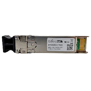 Mikrotik Sfp+ Cwdm S+C53Dlc10D 10G Sm 10Km 1530Nm Lc