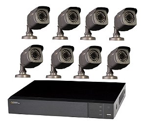 Q-See Kit Seg. Dvr 8 Ch+8 Cam Qd6508B-N Bullet Ccd 35Ir
