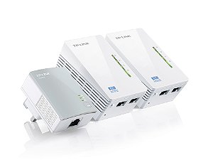 Tp-Link Wifi Tl-Wpa4220T Kit Av600 Powerline 2 Ethernet 3Pçs