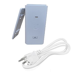 Ui. Poe-24-12W-Wh Poe Injector 24Vdc 12W 0.5Amp Fonte