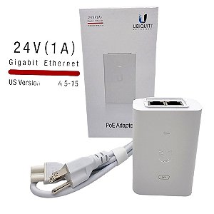Ui. Poe-24-24W-G-Wh Poe Injector 24Vdc 24W 1Amp Giga Bra