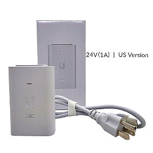 Ui. Poe-24-24W-Wh Poe Injector 24Vdc 24W 1Amp Fonte