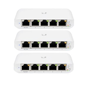 Ui. Usw-Flex-Mini-3 Unifi Switch 5P Giga Rj45 Poe 2.5W 3Pack