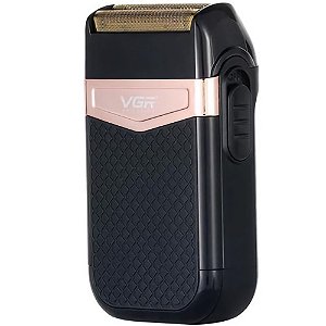 Barbeador Elétrico GR V-331 Recarregável - Preto