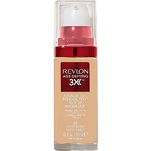 Base Líquida Revlon Age Defying 3X FPS 20 25 Sand Beige - 30mL