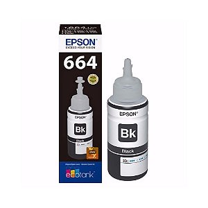 Botella de Tinta Epson Ecotank T664  Negro - 120