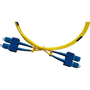 Cabo de Fibra Óptica SC-UPC para SC-UPC Duplex 2 mm - 2 Metros