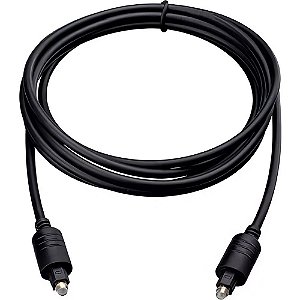 Cabo Óptico OD2.2MM Quanta QTCOD05 - Preto 5 metros