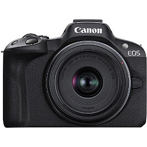 Câmera Canon EOS R50 Kit 18-45mm f/4.5-6.3 IS STM
