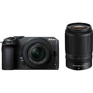 Câmera Nikon Z30 kit 16-50mm VR + Lente Nikon DX 50-250mm f/4.5-6.3 VR
