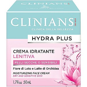 Creme Facial Hidratante Clinians Hydra Plus Dry or Sensitive Skin - 50mL