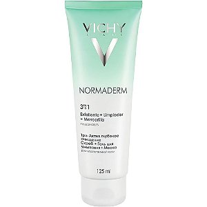 Esfoliante + Limpador + Máscara Vichy Normaderm 3 em 1 - 125mL