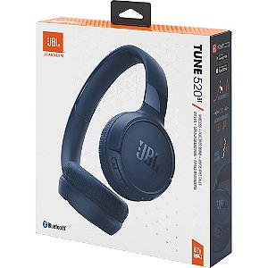 Fone de ouvido JBL Tune T520BT Bluetooth - Azul