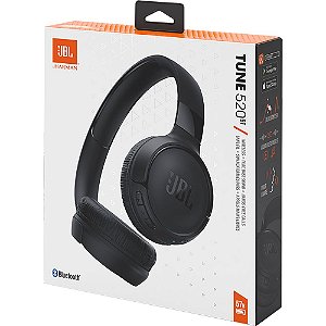 Fone de ouvido JBL Tune T520BT Bluetooth - Preto