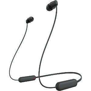 Fone de ouvido Sony In-Ear WI-C100 Bluetooth - Preto