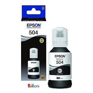 Frasco de Tinta Epson T504 - Preto 127mL