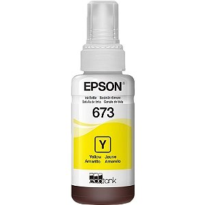 Garrafa de Tinta Epson T673420 - Amarelo 70mL