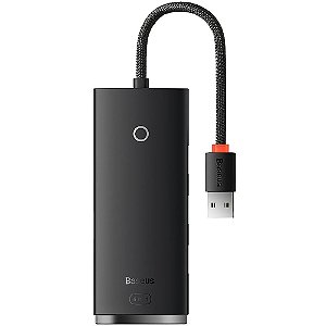 Hub Baseus Lite Series BS-OH012 4 em 1 USB-A - Preto (WKQX030001)